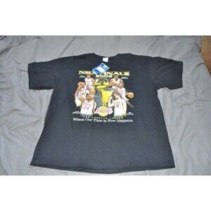 2009 Kobe Bryant LA Lakers NBA Championship Finals Tshirt - XL NWT NOS